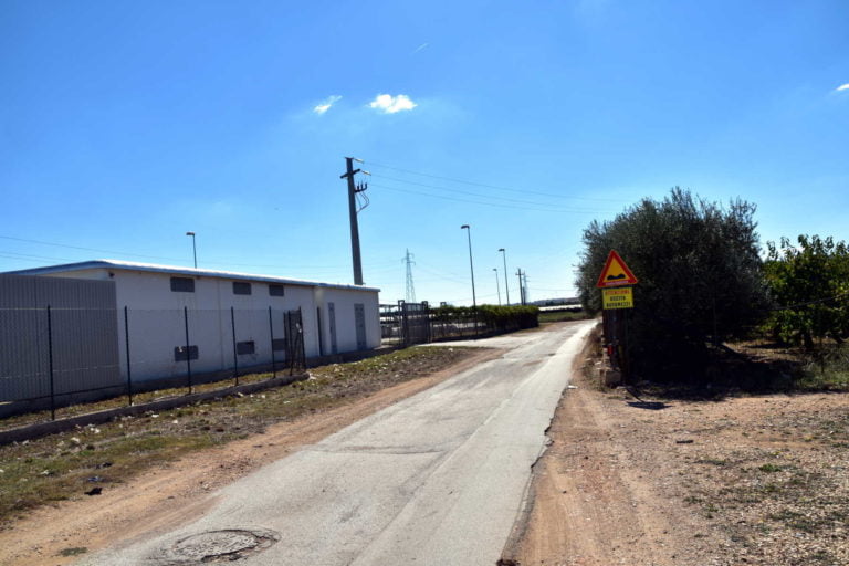La strada sembra scomparsa.