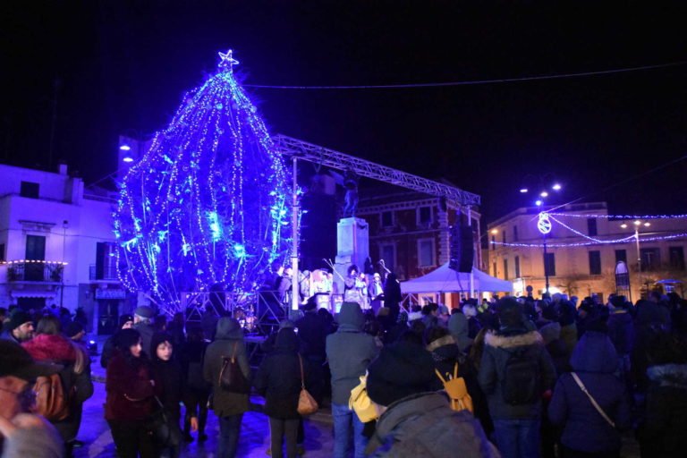 Il 13 dicembre arrivò e l’albero si illuminò.
