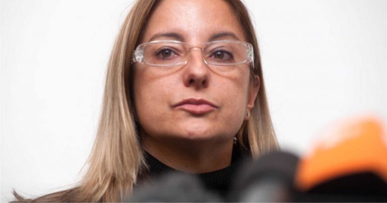 Roberta Lombardi, candidata Presidente alla Regione Lazio.