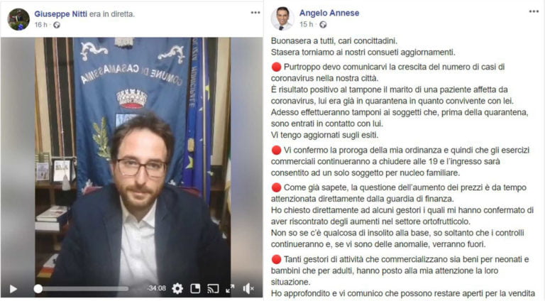 La comunicazione (dei sindaci) al tempo del coronavirus.