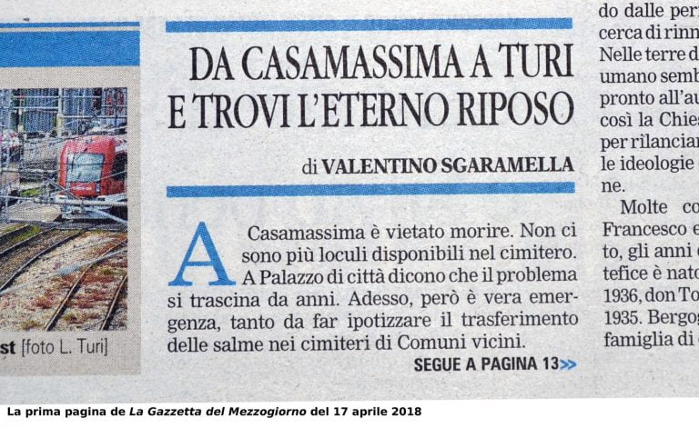 Aldo Aldi, i funzionari e i defunti in trasferta.