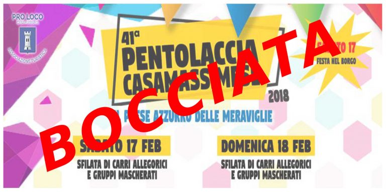 Progetto Pentolaccia casamassimese: clamorosamente bocciato. Il Presidente della Pro Loco Antonio Pastore lo sa? Progetto Pentolaccia casamassimese: clamorosamente bocciato. Il Presidente della Pro Loco Antonio Pastore lo sa?