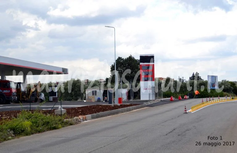 La nuova stazione di servizio.