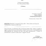 9 mar 21 Risposta sindaco