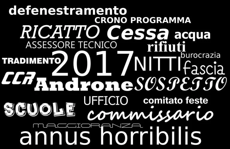 Il 2017 volge al termine. Breve storia triste.