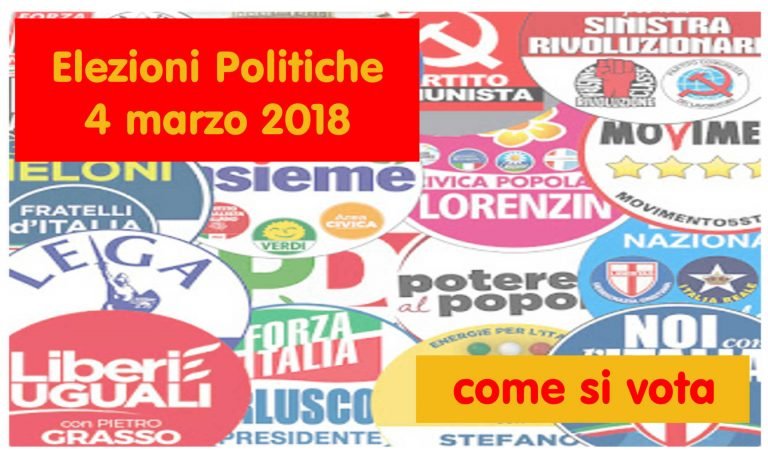 Il 4 marzo si vota. Istruzioni per l’uso.