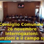 Consiglio 26 nov Assunzioni Campo sportivo