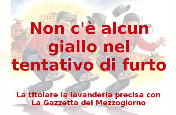 Casamassima: la titolare la lavanderia precisa su La Gazzetta del Mezzogiorno. Casamassima: la titolare la lavanderia precisa su La Gazzetta del Mezzogiorno.