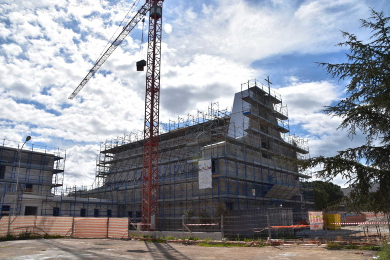 Casamassima: la nuova chiesa di via Salvo d’Acquisto.