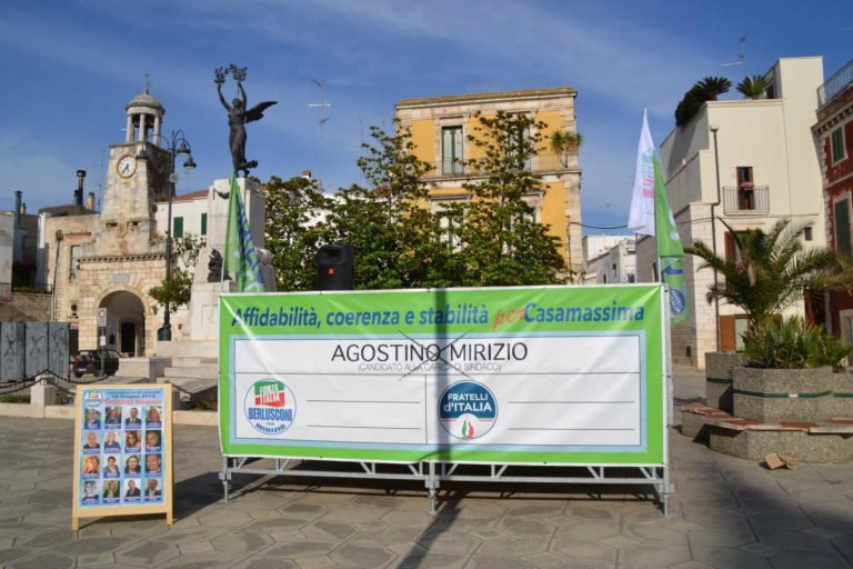 Agostino Mirizio: il comizio di domenica 27 maggio
