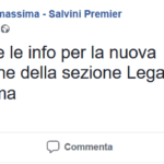 LEGA Casamassima – Salvini Premier – Home 14 FEB 19