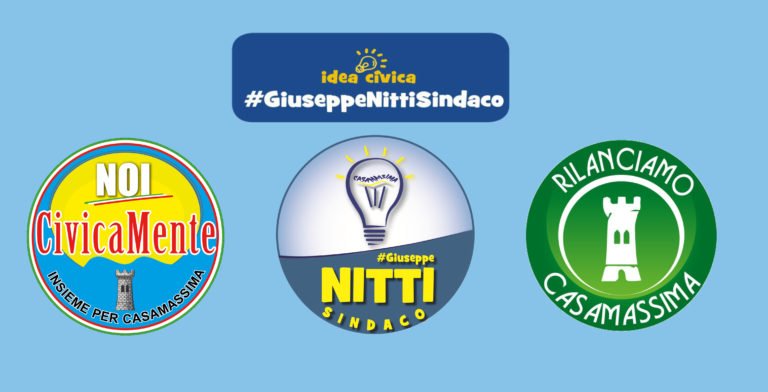 Casamassima: Giuseppe Nitti sindaco. Le altre 3 liste a sostegno.