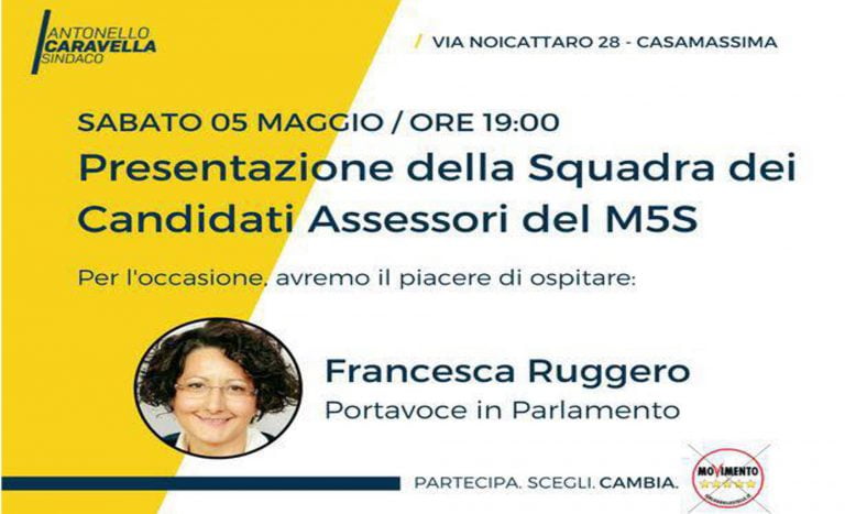 Casamassima: una Onorevole per benedire i futuri assessori pentastellati del paesello. Casamassima: una Onorevole per benedire i futuri assessori pentastellati del paesello.