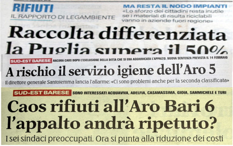 Casamassima. Tra TARI, PEF e Ricicloni; quali i benefici per i cittadini contribuenti? Casamassima. Tra TARI, PEF e Ricicloni; quali i benefici per i cittadini contribuenti?